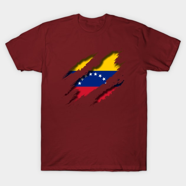 Venezuela Shredding T-Shirt by blackcheetah